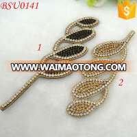 Wholesale mordern style fancy handmade beaded shoes upper for ladies sandals