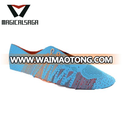 New design wholesale sport cheap flyknit woven shoe upper