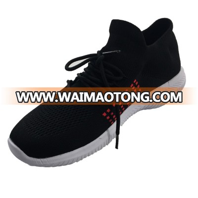 Semi finished 3D fly knitting breathable sock vamp shoe uppers for men running shoes