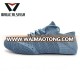 New modle sock vamp knitted sport shoes upper with free stitching