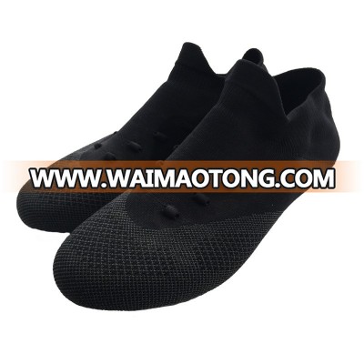 Semi finished socks design cotton material men light sport flying knitted shoes upper