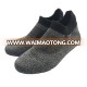 New sock knit vamp cotton fabric men light weight sport shoes upper with free stit