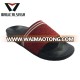 Newest eco-friendly red fly knit material beach sandals upper for slide slipper men sandal