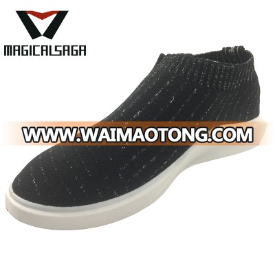 wholesale 3D knit upper low price casual sport men shoes upper