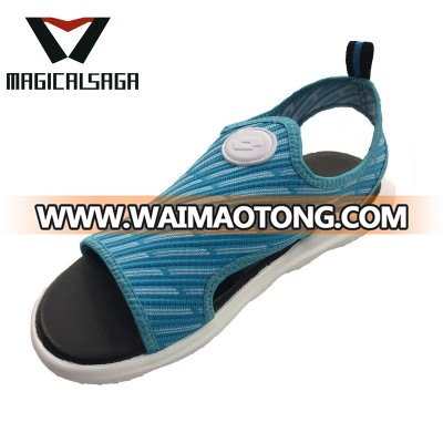 Customized knit shoe upper sandal upper material for women